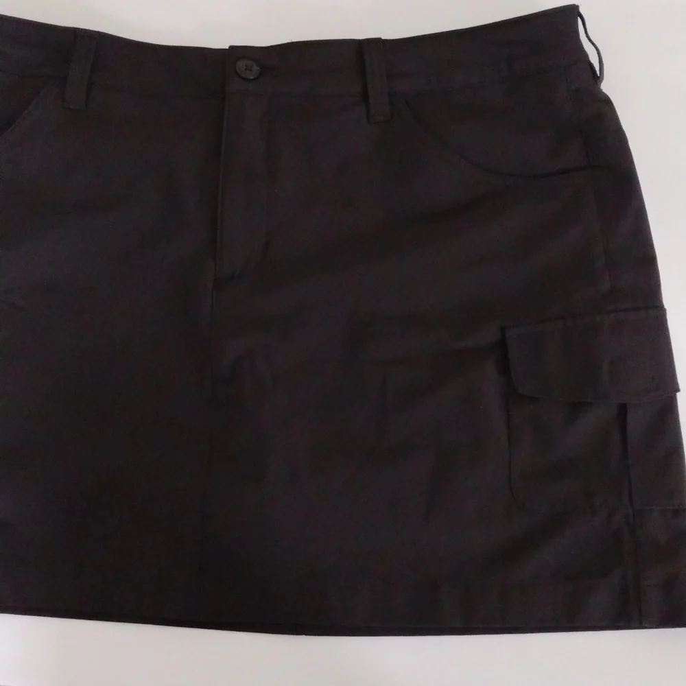 Eddie Bauer Black Cargo Skort Women's Size 12 Pockets Pre-owned Sportswear - Picture 7 of 12